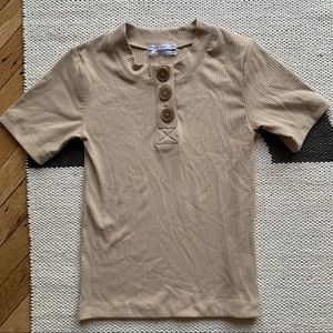 Urban Outfitters ribbed button tee